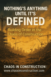 Nothing is anything until defined