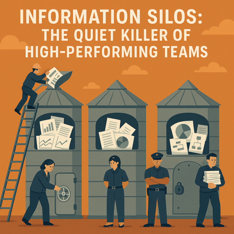Image showing people hiding info in their silo